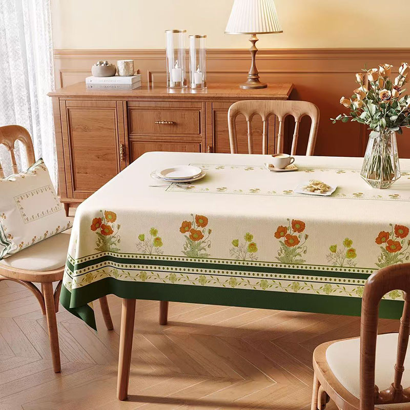 Home Textiles Today News - Toalha de Mesa Americana Pastoral em
