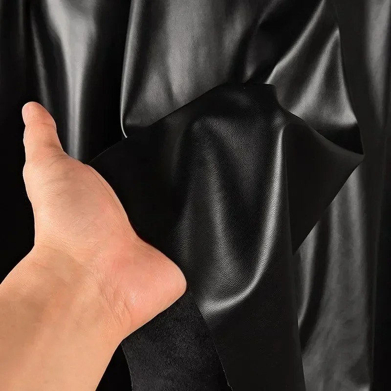 Tecido de Couro PU Suede Preto - Home Textiles Wholesale avaliação e preço