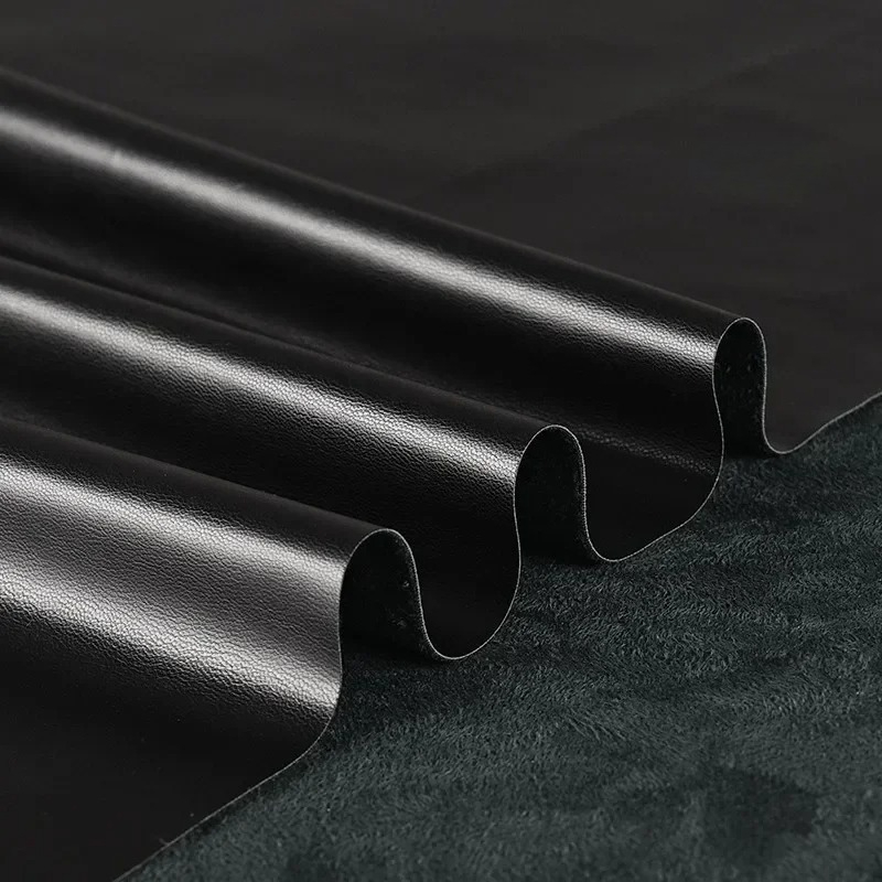 Tecido de Couro PU Suede Preto - Home Textiles Wholesale avaliação e preço