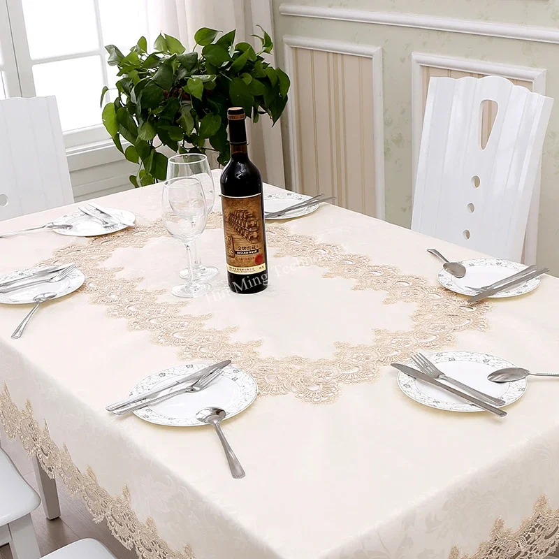 Toalha de mesa redonda creme c - Home Textiles List avaliação e preço
