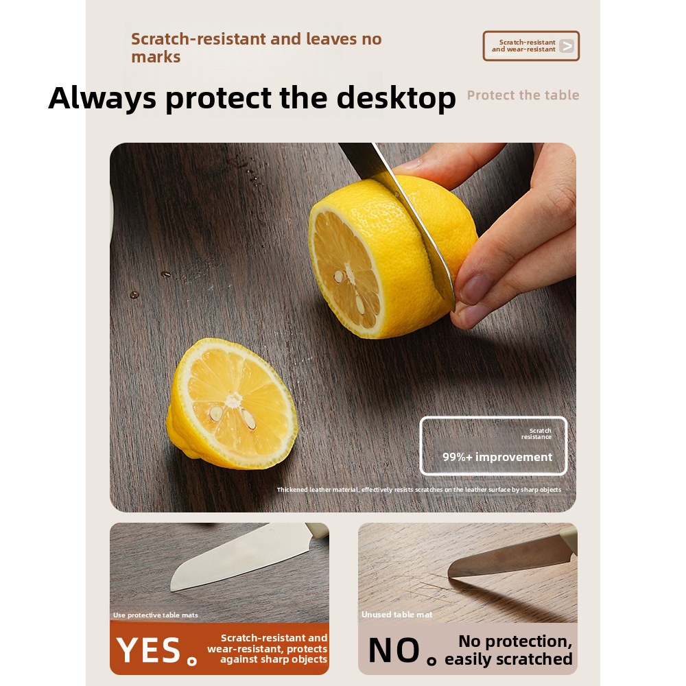 Capa de Mesa em Couro com Text - Home Textiles Today News avaliação e preço