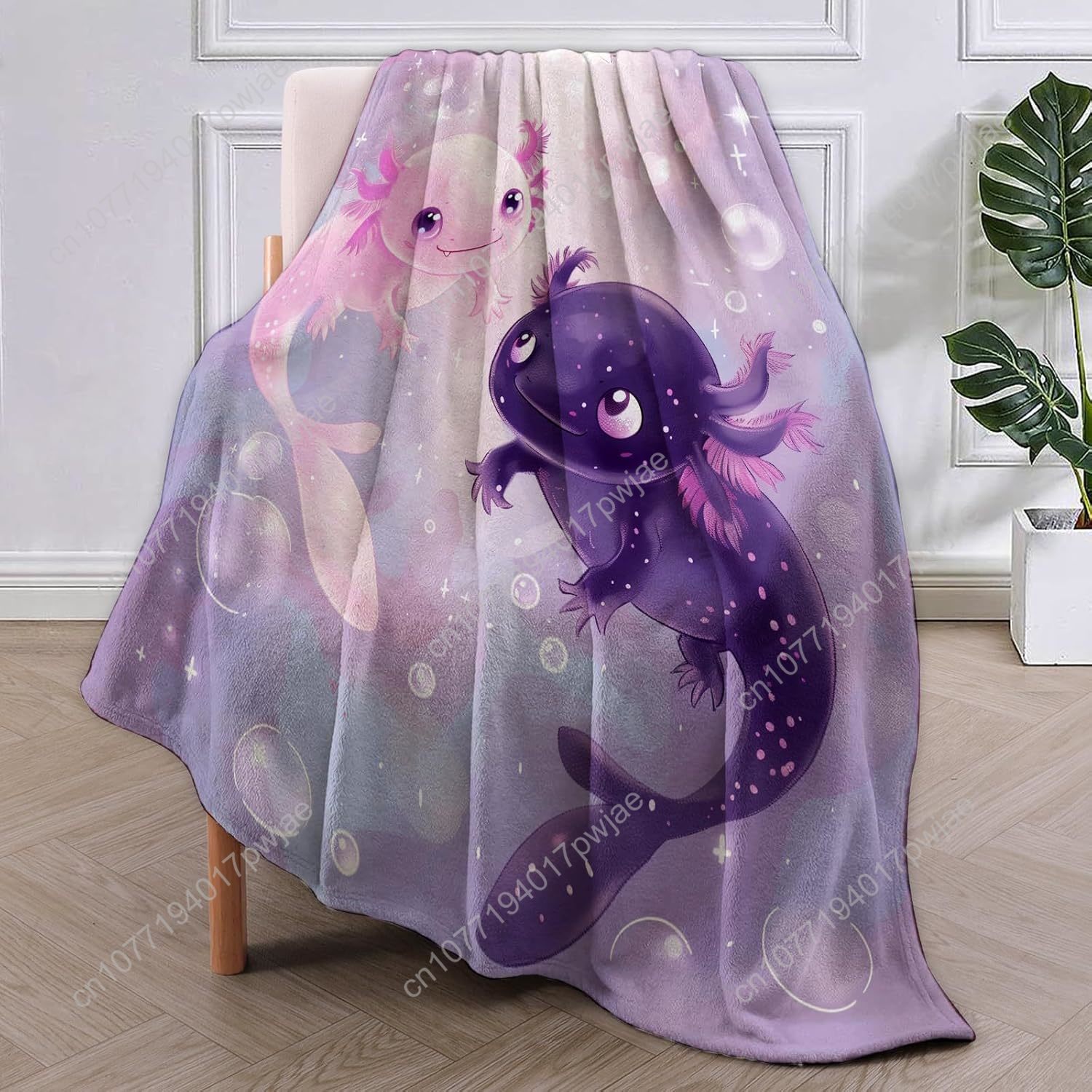 Axolotl cobertor bonito axolot - Home Textiles Usa avaliação e preço