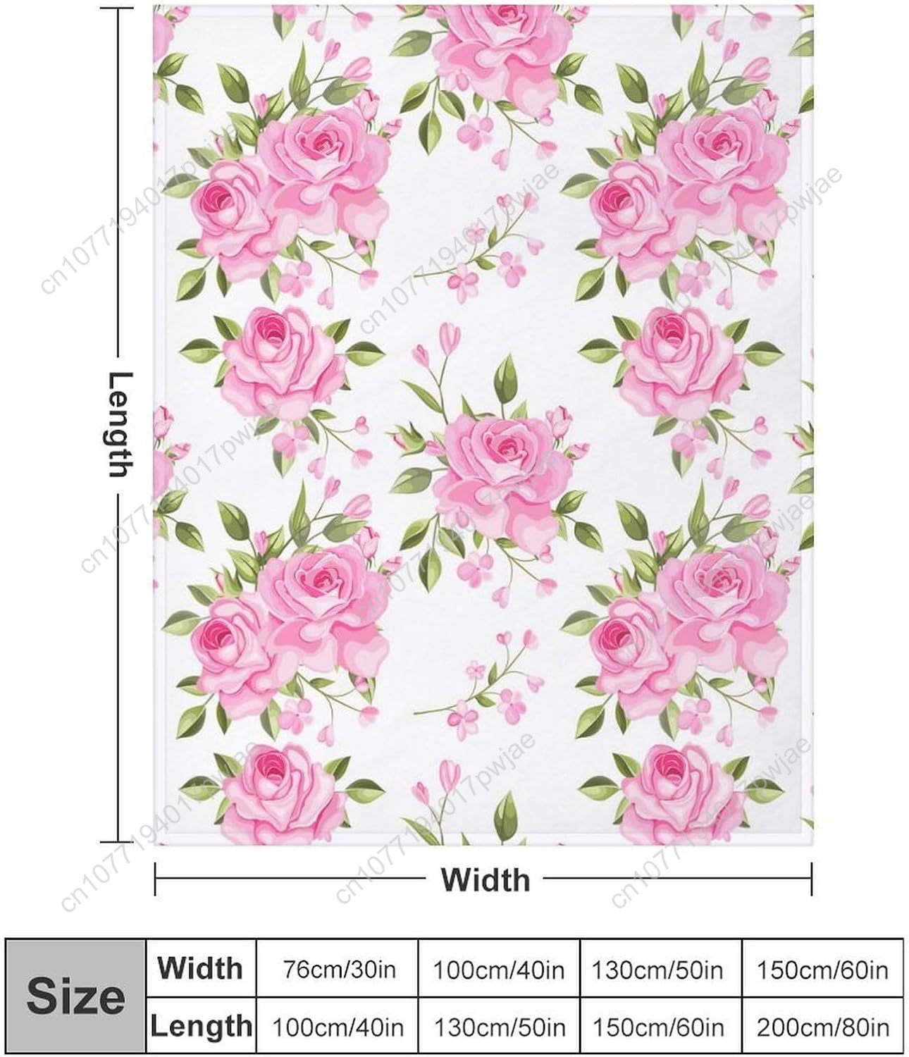 Flor rosa lance cobertor decor - Home Textiles Usa avaliação e preço