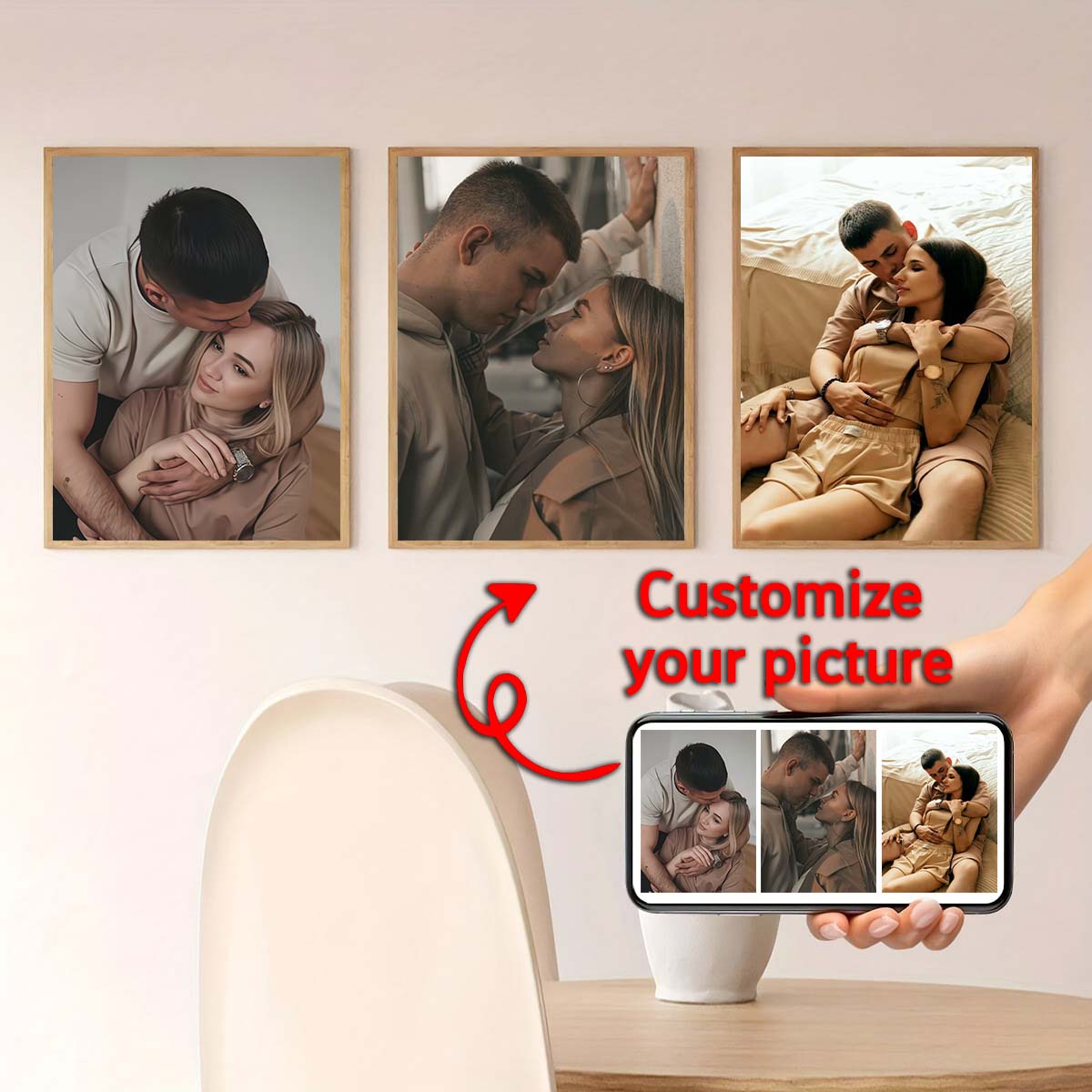 Triptíquico - Pintura a óleo e - Home Textiles Usa avaliação e preço
