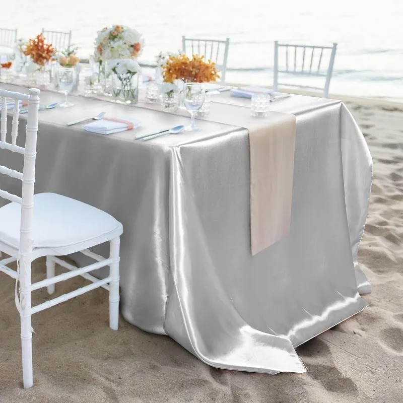 Toalha de Mesa de Cetim Lisa e - Home Textiles Today News avaliação e preço
