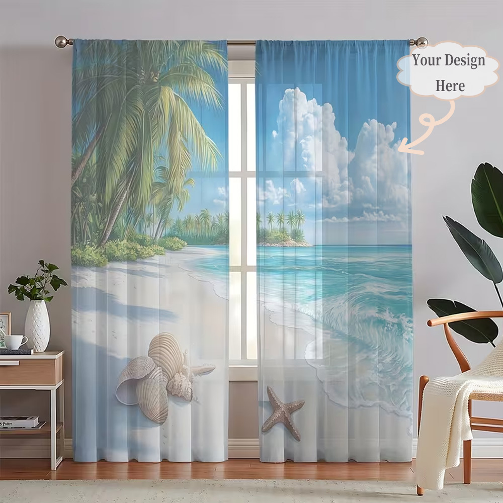 Cortinas Transparentes Planas  - Home Textiles Usa avaliação e preço