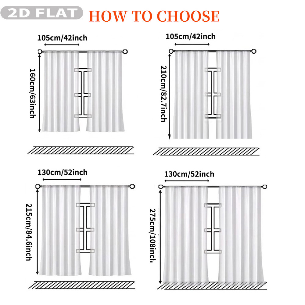 Cortinas Transparentes Planas  - Home Textiles Usa avaliação e preço