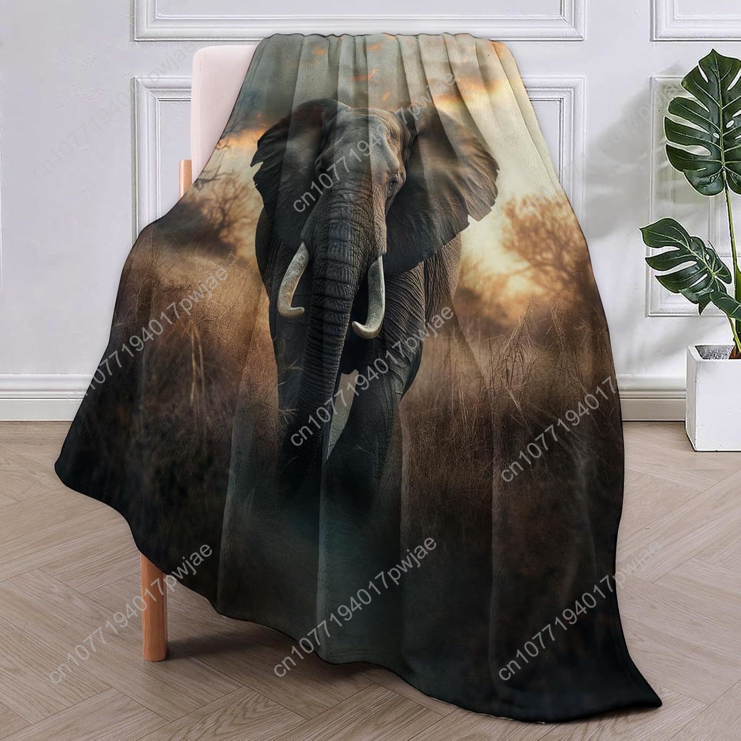 Cobertor de lã de elefante, ce - Home Textiles Usa avaliação e preço