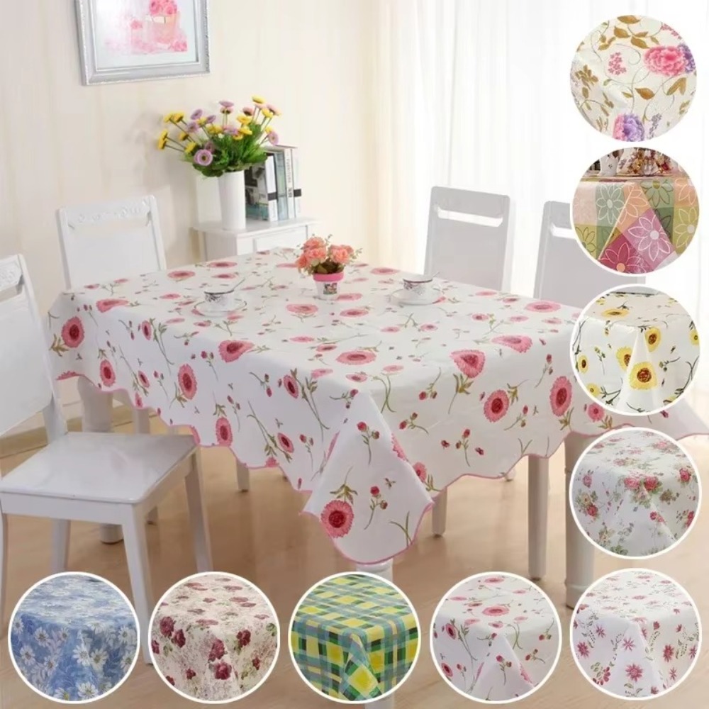 Toalha de mesa de pvc à prova  - Home Textiles Today News avaliação e preço