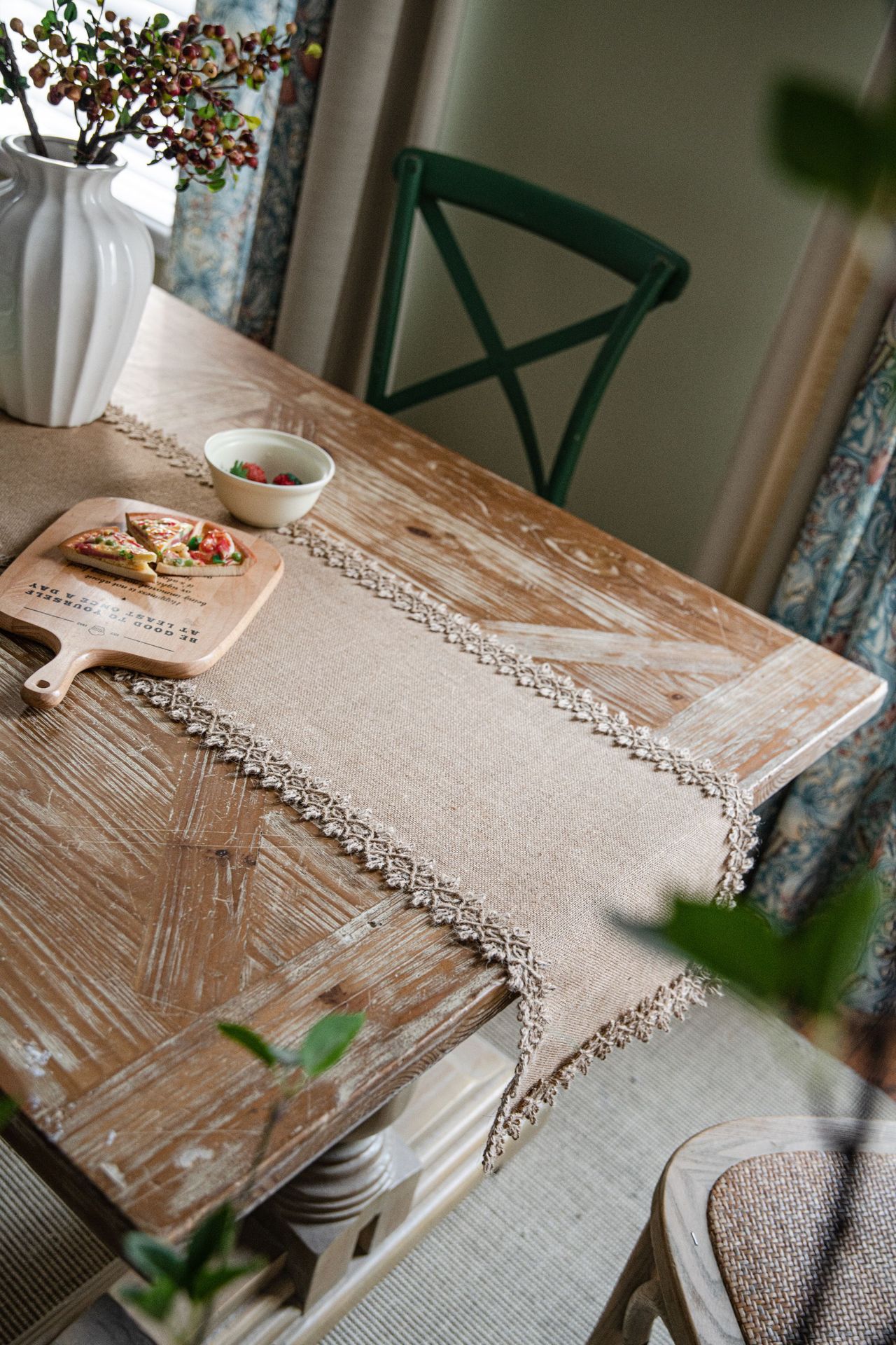 Novo simples laço natural vint - Home Textiles Today News avaliação e preço